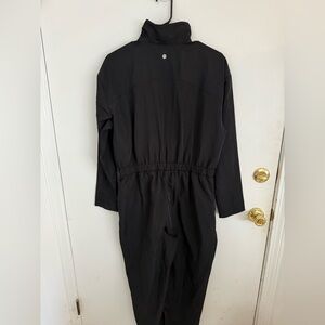 Zella Black Zip Up Jumpsuit